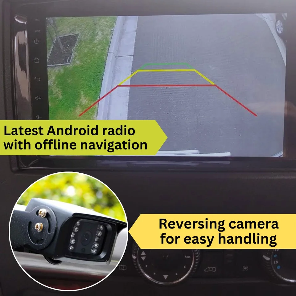Vehicle reversing-camera display